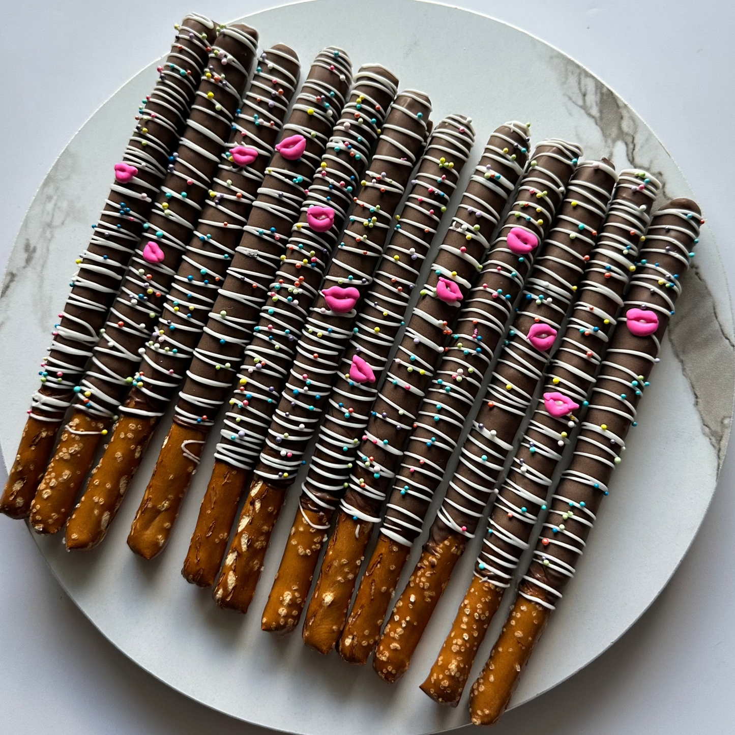 Chocolate Pretzel Rods